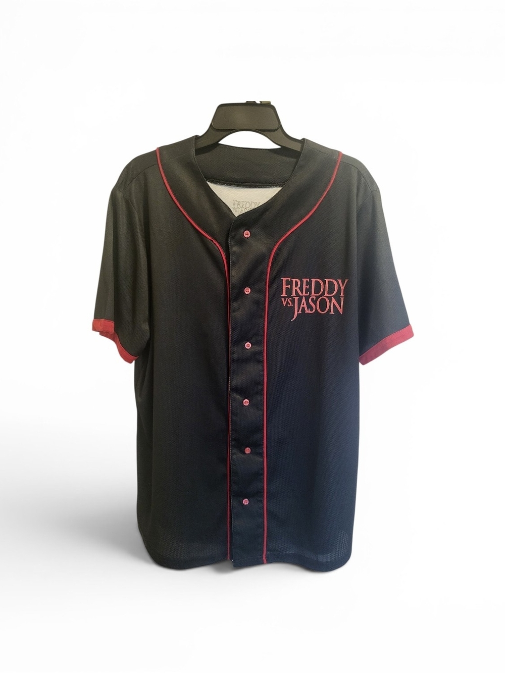 Freddy vs Jason Black Graphic Short-Sleeve Shirt - Picture 4 of 9